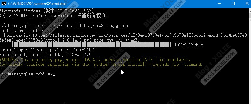 Python教程-Python httplib2 HTTP GET和POST使用详解-XQLEE'Blog